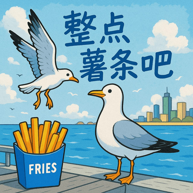 整点薯条吧 Logo